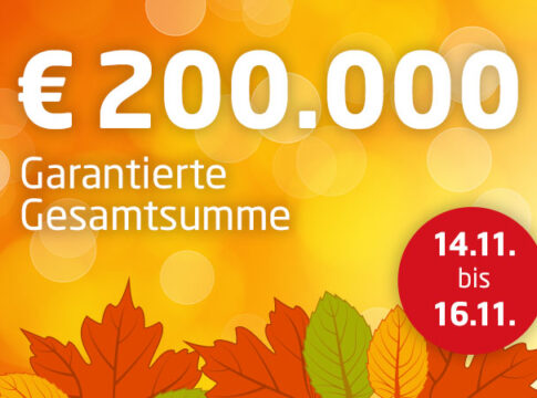 win2day: Das Wochenende bringt €200.000 herbstliche Garantien