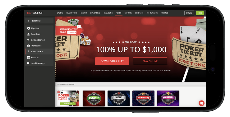 betonline poker bonus