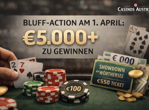 Casinos Austria: Bluff-Action am 1. April mit fetten Extras!