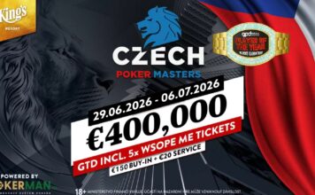 King’s: Czech Poker Masters Summer Edition lockt mit €400.000 Garantie