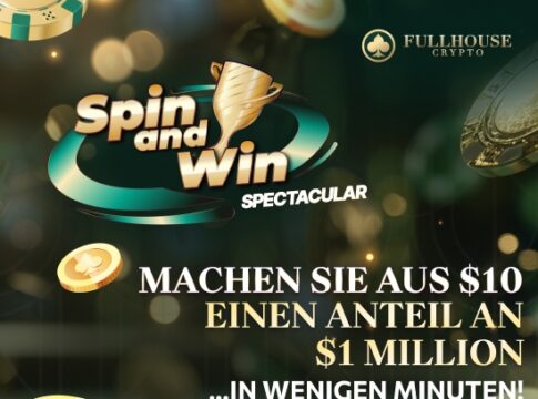 $10 zu $1.000.000? Full House Crypto startet Spins!
