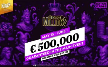 King’s Rozvadov lädt zum $ZTO$ Millions mit €500k GTD!