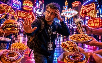 Zwischen Pokerchips und Pizza: So wird Vegas zur Ernährungsfalle