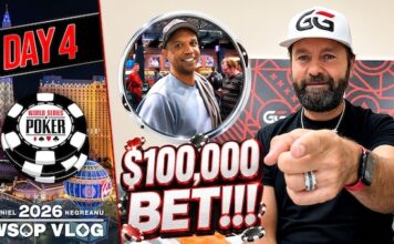 $100,000 BET vs. PHIL IVEY! – Daniel Negreanu WSOP VLOG Day 4