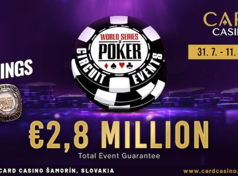 WSOP Circuit in Šamorín: €2,8 Mio. GTD und 12 Goldringe