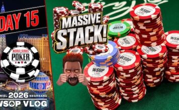 CRAZY ACTION While Building a Massive Stack! – Daniel Negreanu WSOP VLOG Day 15