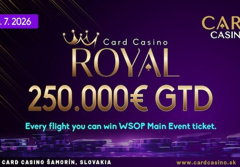 CC Šamorín: Jagd auf €250k bei der Royal Road to WSOPC