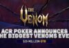 ACR Poker bringt Rekord-Venoms mit $15 Mio. GTD!