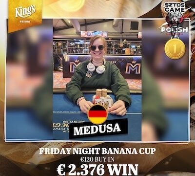 King’s: Bauer führt im PPM Main – Medusa gewinnt Banana Cup