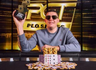 Jesse Lonis nach seinem Sieg bei der PGT PLO Series II 2025.