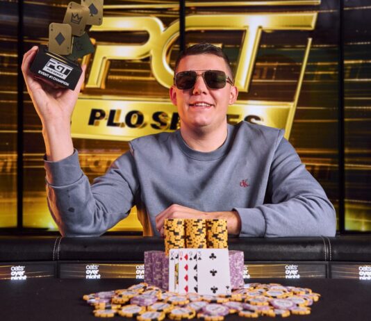 Jesse Lonis setzt unglaublichen Lauf mit achtem Sieg 2025 fort Jesse Lonis nach seinem Sieg bei der PGT PLO Series II 2025.