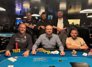 Die sechs glücklichen Gewinner des Mystery Bounty im Grand Casino Liechtenstein