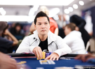 Ren Lin am Pokertisch