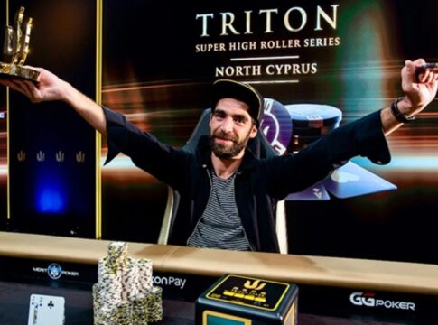 Gregory Auzoux nach seinem Sieg bei der Triton Series Zypern 2023