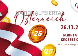 Aktion Österreichischer Nationalfeiertag im Grand Casino Liechtenstein