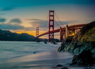 Golden Gate Bridge in Kalifornien.
