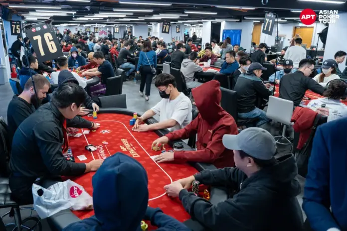 Pokerroom bei der APT