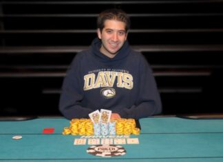 Greg Sessler nach einem Turniersieg.