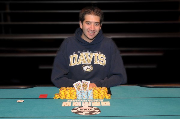 Greg Sessler nach einem Turniersieg.