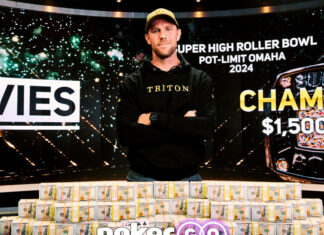 Seth Davies nach einem Turniersieg