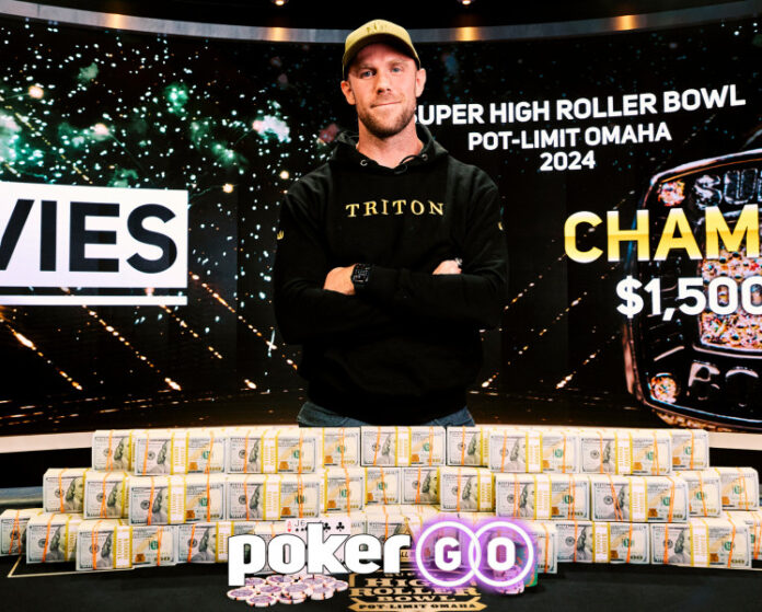 Seth Davies nach einem Turniersieg