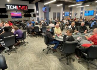 Pokerroom im Texas Card House