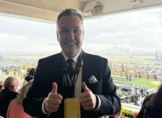 Tony G beim Melbourne Cup