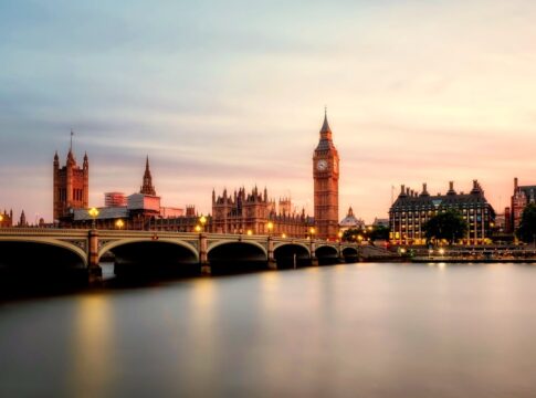 Blick auf London