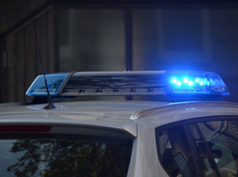 Polizeiauto mit Blaulicht