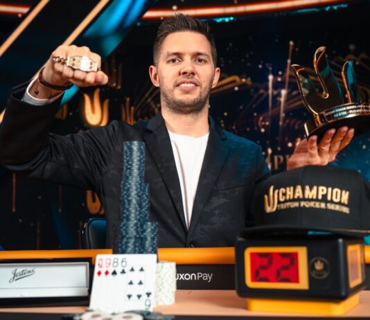 Matthias Eibinger holt erstes WSOP-Bracelet und 1,57 Millionen Dollar Eibinger beim Triton