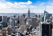 New York aus der Luft.