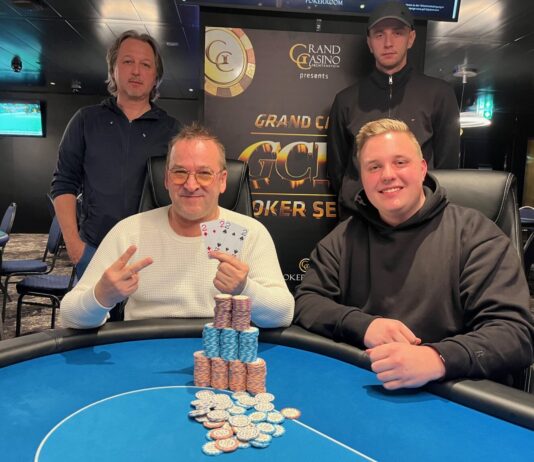 Quartett teilt sich CHF 4’000 beim Debüt von «4 in the Money» im Grand Casino Liechtenstein Vier Pokerspieler im GCLi