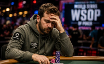 WSOP Schock: Alan Keating fliegt einfach blind aus dem Turnier Alan Keating