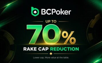 Bis zu 70% weniger Rake: BCPoker baut Caps um!