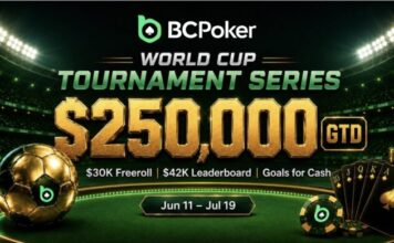 BCPoker startet World Cup Festival mit $250.000 GTD!