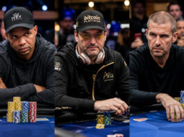 Phil Ivey, Phil Hellmuth und Gus Hansen