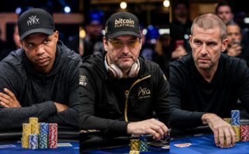 Legenden-Alarm in Las Vegas: Ivey, Hellmuth und Hansen erreichen Tag 3 Phil Ivey, Phil Hellmuth und Gus Hansen