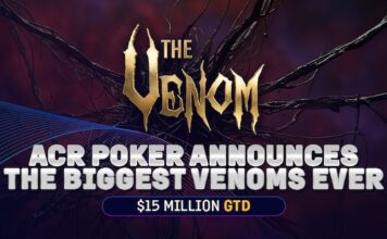 ACR Poker feiert Jubiläum mit $15 Millionen Venom-Serie!