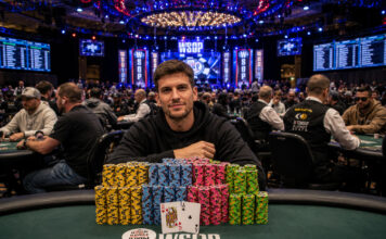 WSOP Tag 43: Schumacher glänzt im viertgrößten Main Event aller Zeiten Yannick Schumacher WSOP Main Event