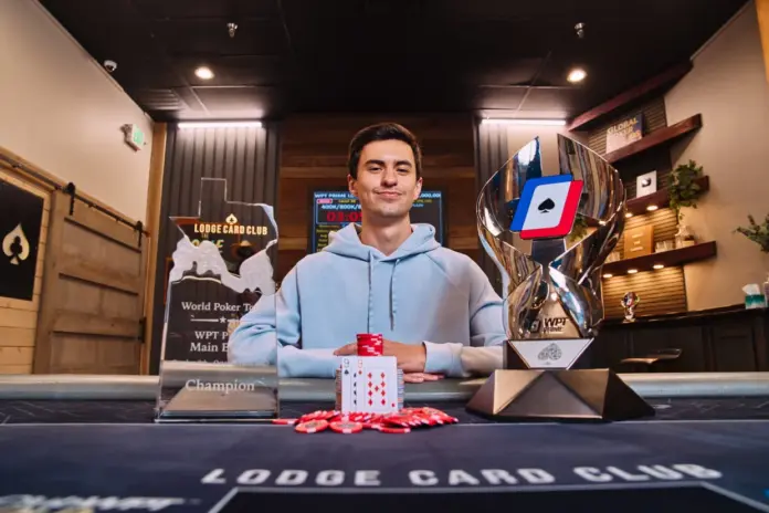 WPT Prime Lodge Champion Harvey Castro