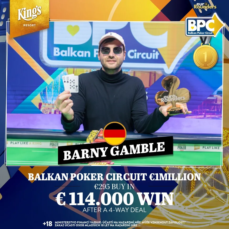 Zwycięzca Balkan Poker