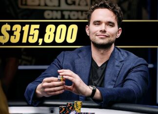 Alan Keating przed występem w Hustler Casino Live