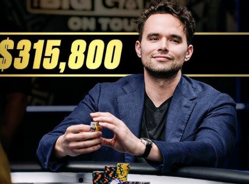Alan Keating przed występem w Hustler Casino Live