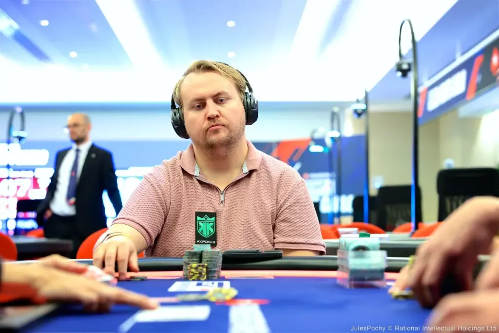 Jon Kyte na turnieju pokerowym