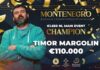 Trzykrotny zdobywca bransoletek WSOP z kolejnym tytułem Timuer Margolin podczas eventu Merit Poker w Czarnogórze