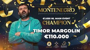 Merit Poker Timor Margolin Timuer Margolin podczas eventu Merit Poker w Czarnogórze