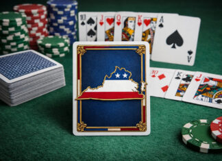 Talia kart ze stanem Wirginia