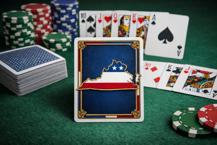 wirginia w talii kart poker online Talia kart ze stanem Wirginia