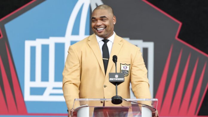Richard Seymour NFL Richard Seymour podczas ceremonii Hall of Fame NHL