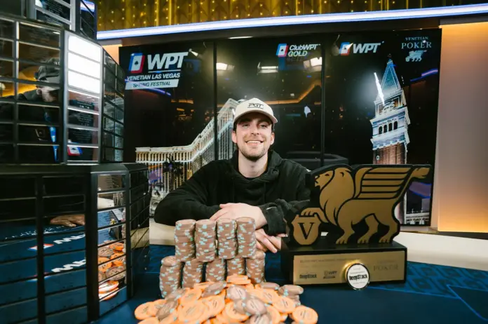 World Poker Tour Nick Seward Nick Seward podczas wygranej WPT